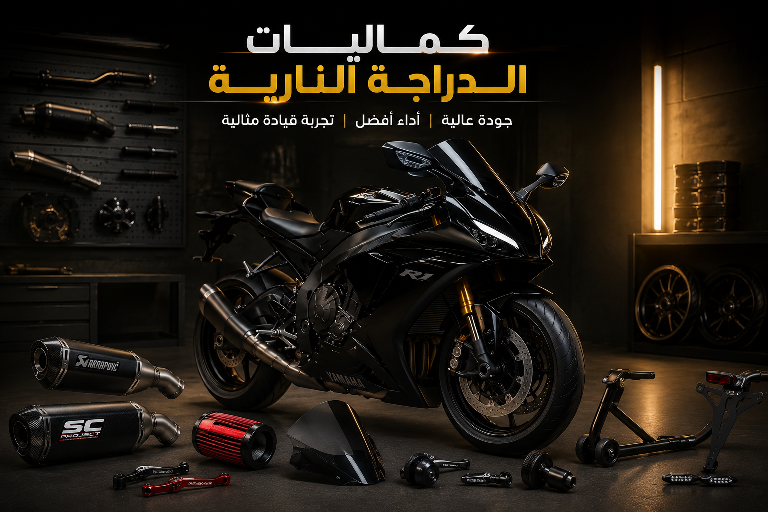 الكل كماليات الدراجه الناريه